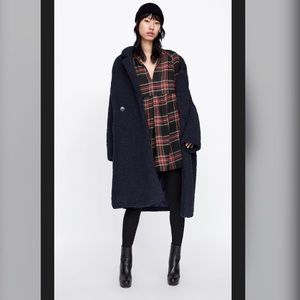 Zara Medium Red Black and Yellow Plaid Short Dress